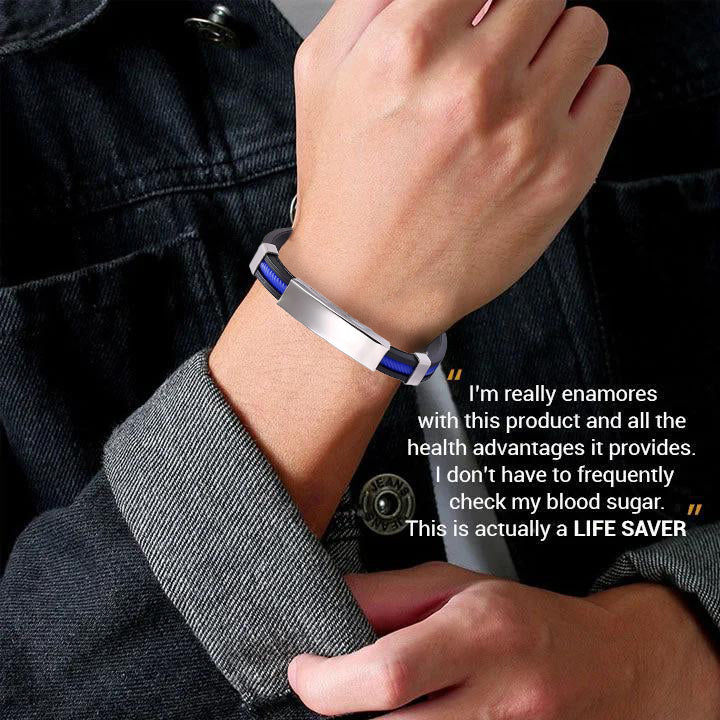 🔥🔥🔥 OveallgoTM Blood Suar TitanION Wristband-Lower Blood Sugar